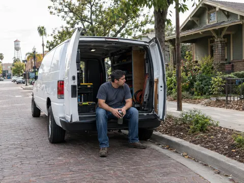 Carpet cleaning inside a Fullerton, California home