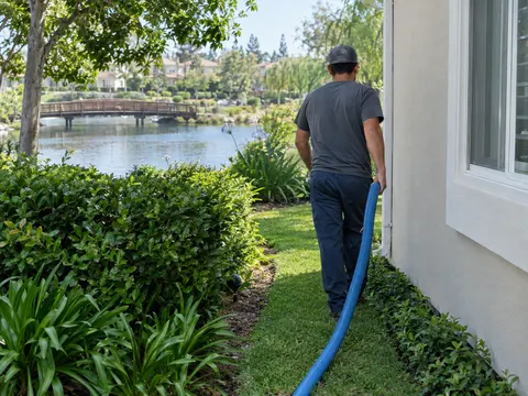 Carpet cleaning inside a Woodbridge, California home