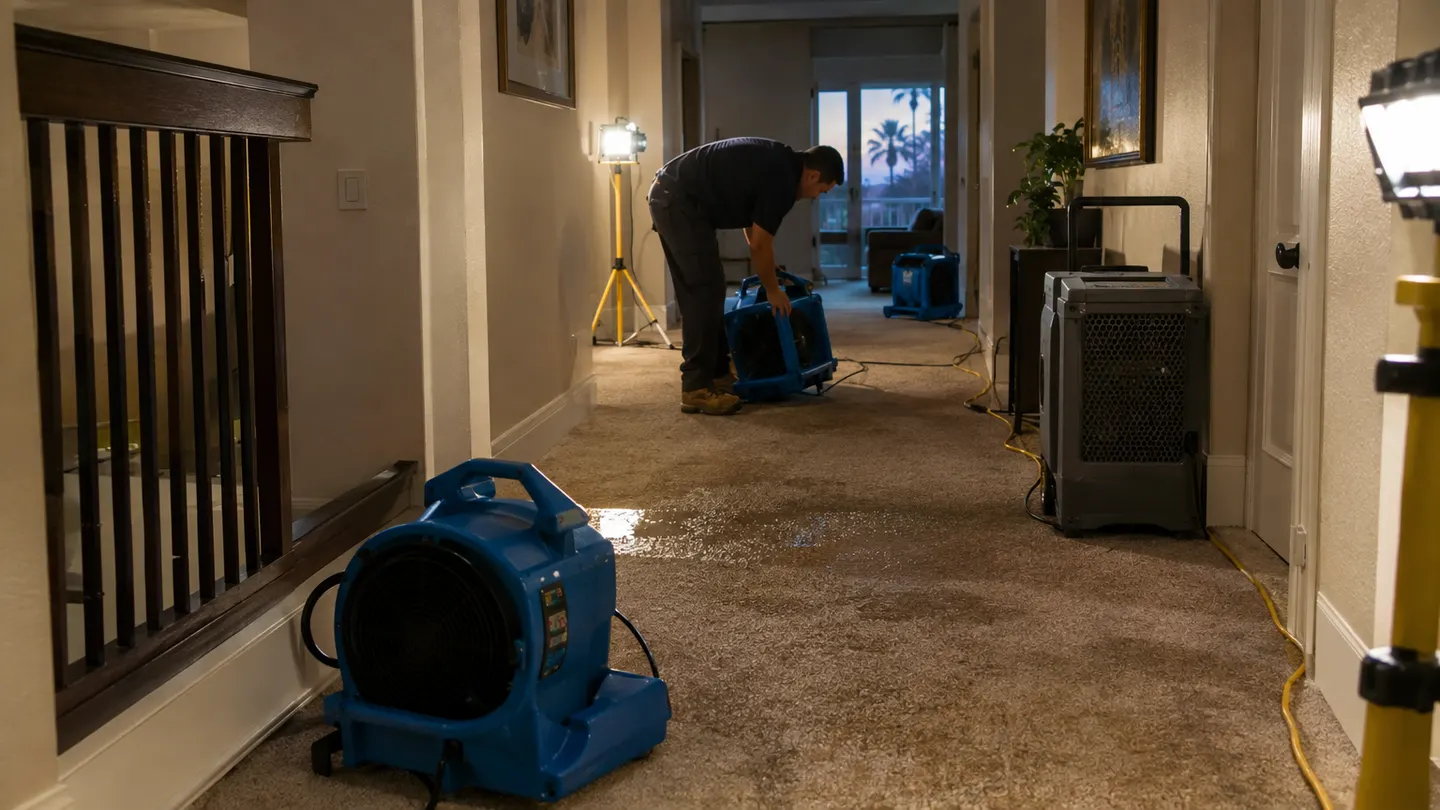 Professional emergency cleaning in Orange County