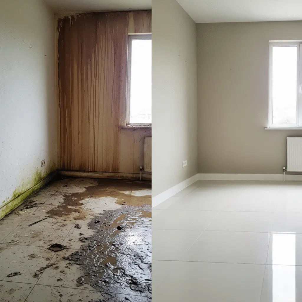 restore your property before and after