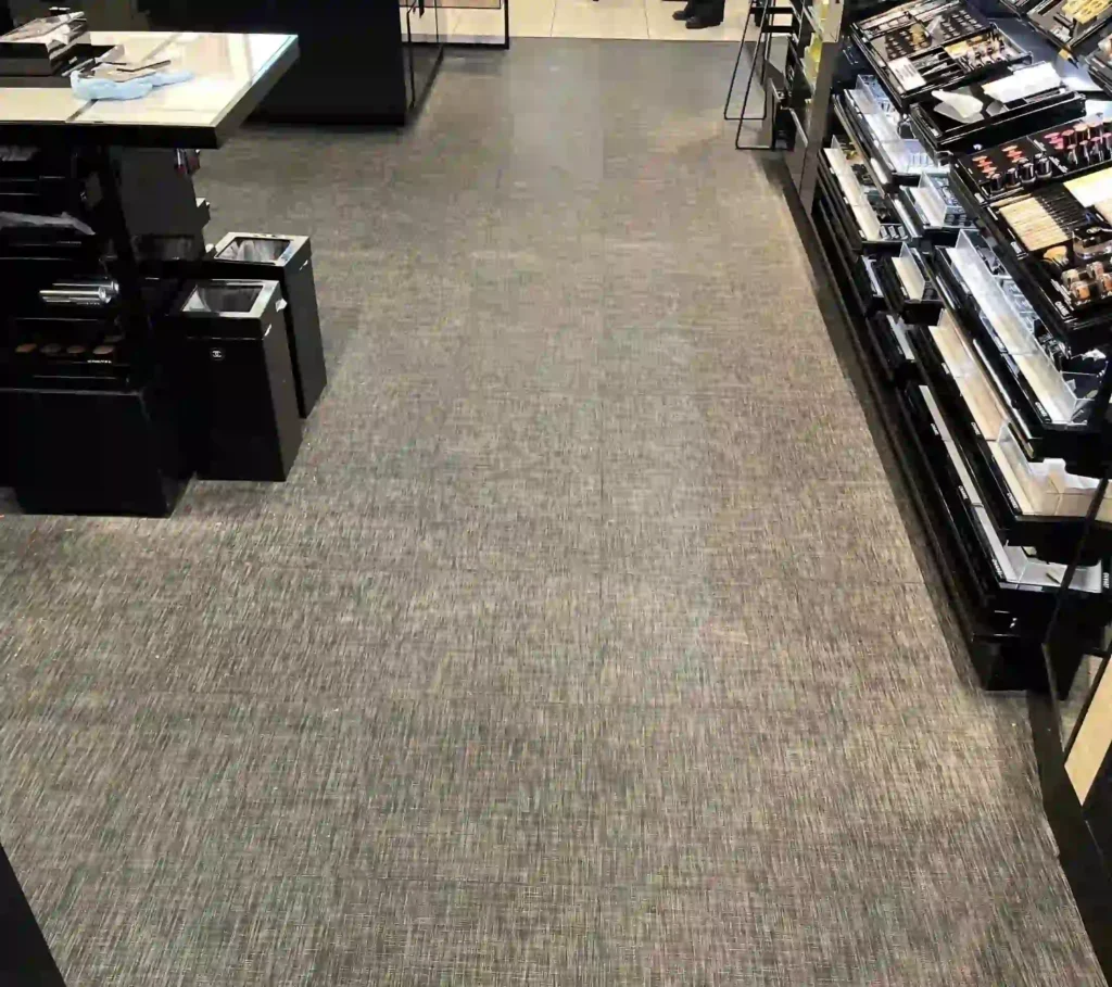 Cleaned carpet