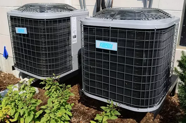 HVAC System outside of a home
