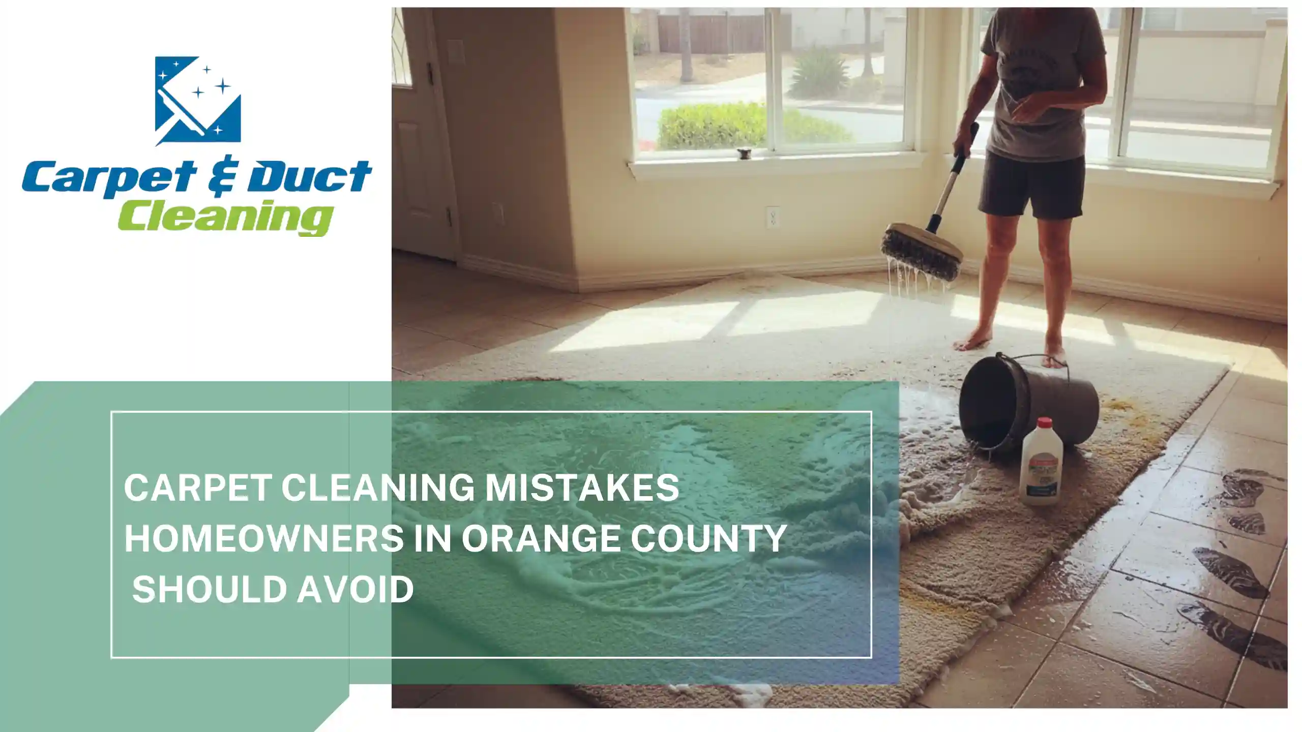 Carpet Cleaning Blunders to Avoid in Orange County