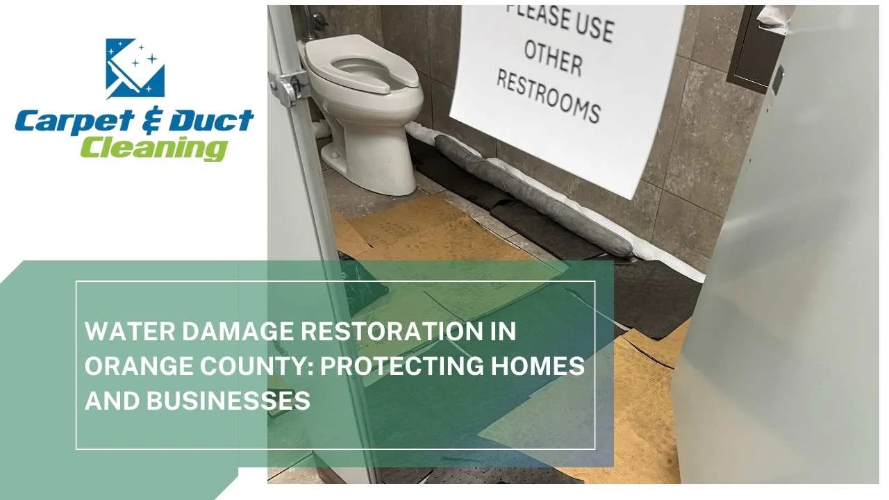 Water Damage Repair for Orange County Properties