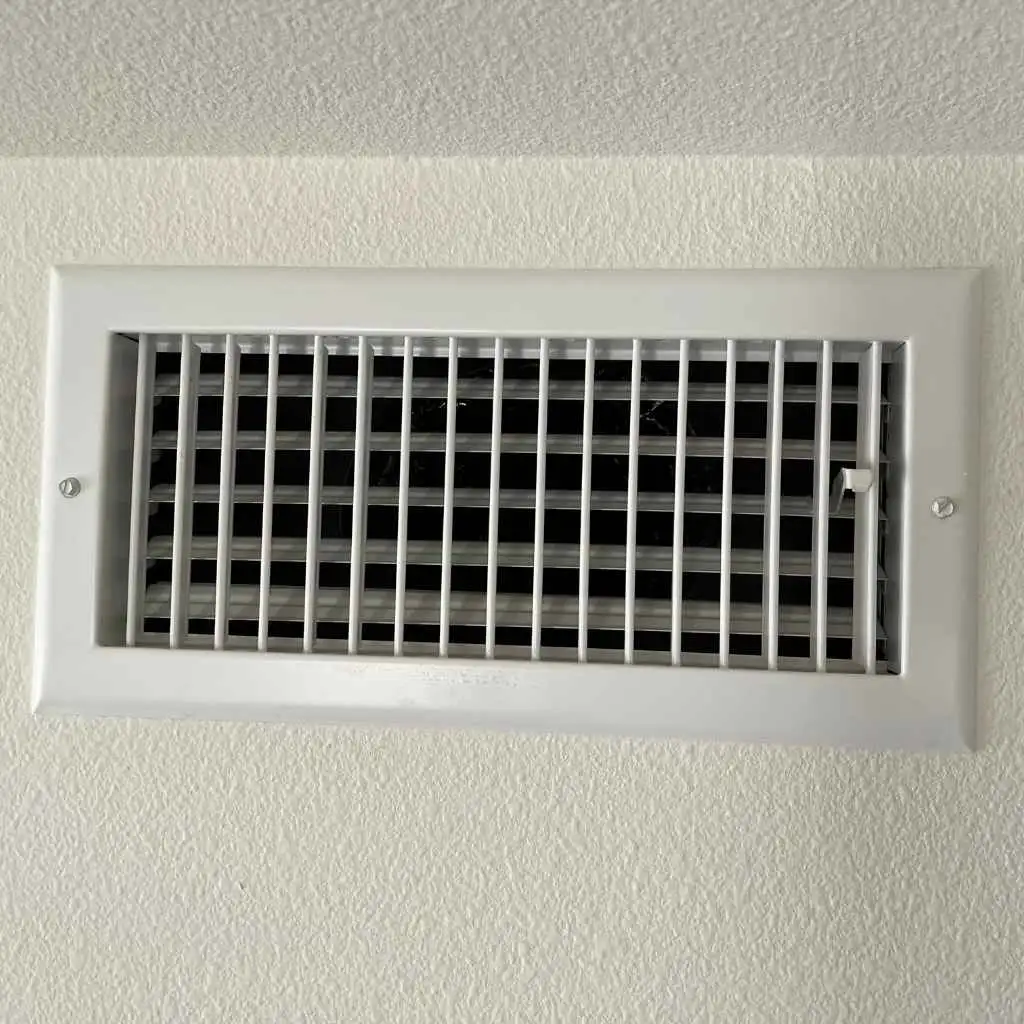 clean, polished vent cover installed