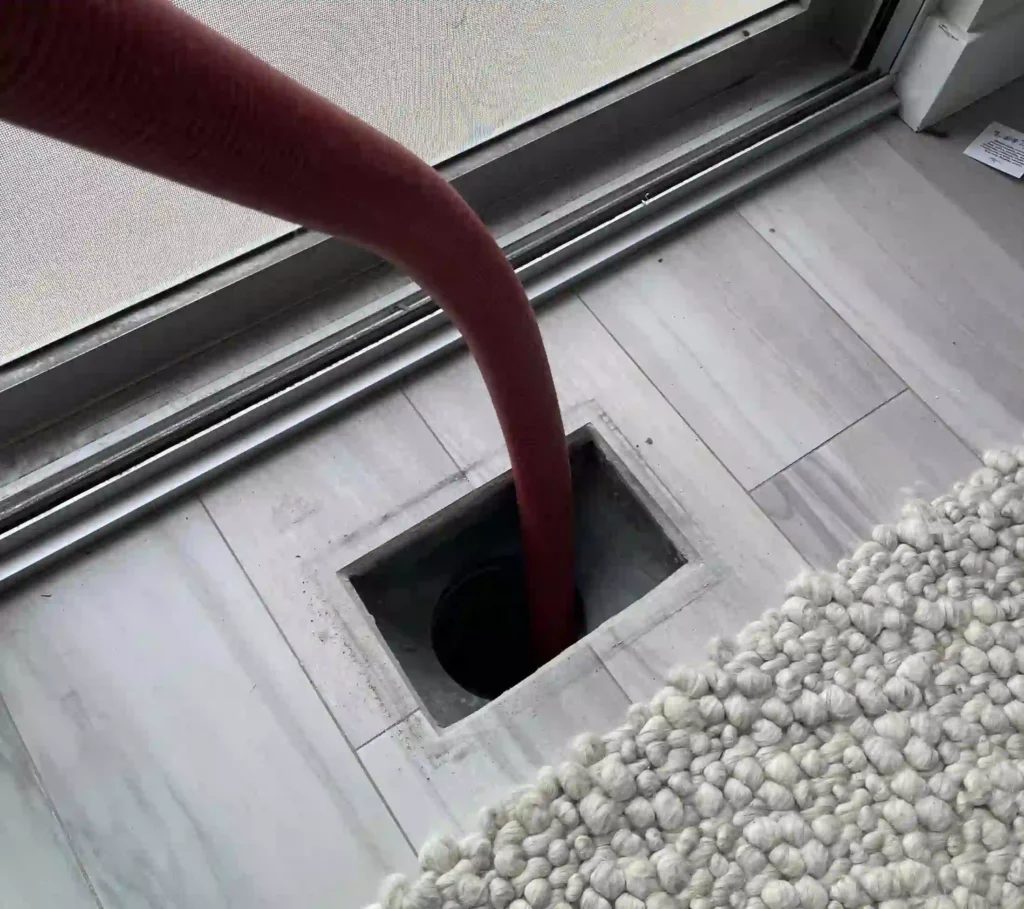 Professional HVAC duct sanitizing service