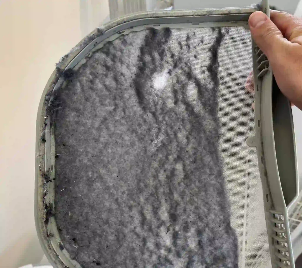 Professional dryer vent lint removal service in Tustin home