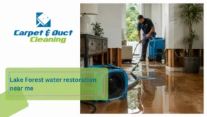 Lake Forest water restoration near me